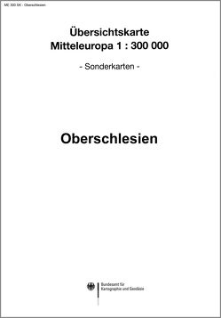 Karte von Oberschlesien von BKG - Bundesamt für Kartographie und Geodäsie