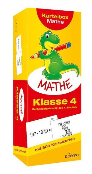 Karteibox Mathe, Klasse 4