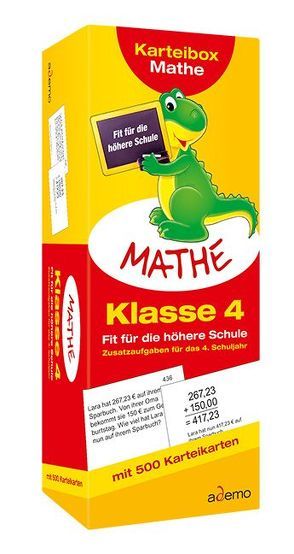 Karteibox Mathe, Klasse 4 +