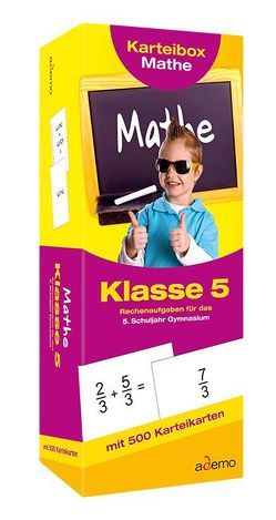 Karteibox Mathe, Klasse 5