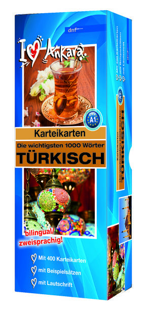 Karteikarten Die wichtigsten 1000 Wörter Türkisch (A1)