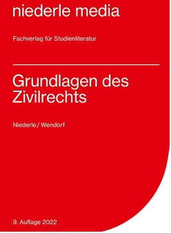 Karteikarten Grundlagen des Zivilrechts – 2022 von Niederle,  Jan, Wendorf,  Jan