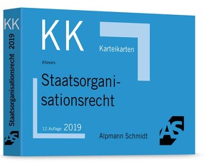 Karteikarten Staatsorganisationsrecht von Altevers,  Ralf