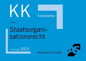 Karteikarten Staatsorganisationsrecht von Altevers,  Ralf