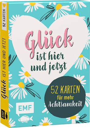 Kartenbox Achtsamkeit: Glück ist hier und jetzt – 52 Karten für mehr Achtsamkeit