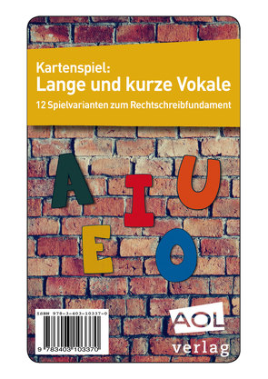 Kartenspiel: Lange und kurze Vokale von Livonius,  Uta