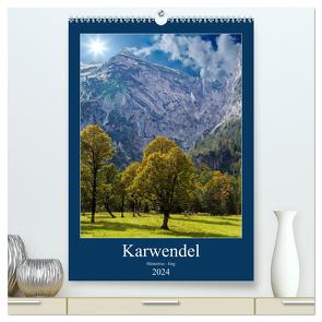 Karwendel – Hinterriss-Eng (hochwertiger Premium Wandkalender 2024 DIN A2 hoch), Kunstdruck in Hochglanz von Eisele,  Horst