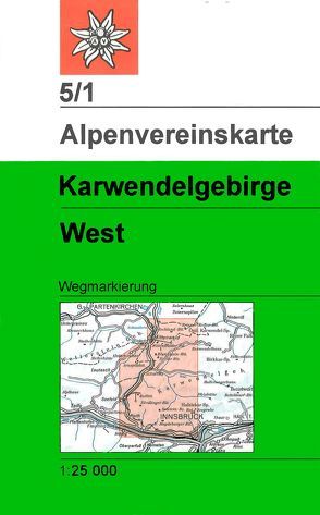 Karwendelgebirge – Westliches Blatt von Deutscher Alpenverein e.V.