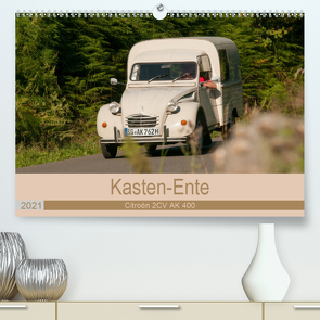 Kasten – Ente Citroën 2 CV AK 400 (Premium, hochwertiger DIN A2 Wandkalender 2021, Kunstdruck in Hochglanz) von Bölts,  Meike