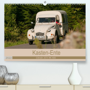 Kasten – Ente Citroën 2 CV AK 400 (Premium, hochwertiger DIN A2 Wandkalender 2022, Kunstdruck in Hochglanz) von Bölts,  Meike