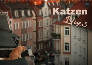 Katzen Blues (Wandkalender 2021 DIN A2 quer) von Gross,  Viktor