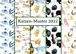 Katzen-Muster 2022 (Tischkalender 2022 DIN A5 quer) von Vartiainen,  Katja