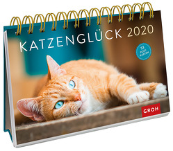 Katzenglück 2020: Postkarten-Kalender mit separatem Wochenkalendarium von Groh Redaktionsteam