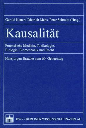 Kausalität von Kauert,  Gerold, Mebs,  Dietrich, Schmidt,  Peter