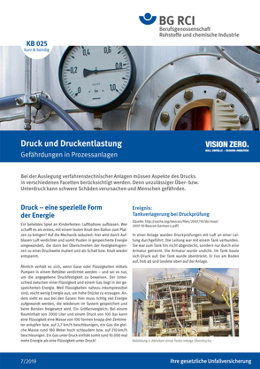 KB 025 Druck und Druckentlastung von BG RCI