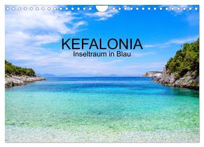 Kefalonia, Inseltraum in Blau (Wandkalender 2024 DIN A4 quer), CALVENDO Monatskalender von Horak-Auer,  Elisabeth