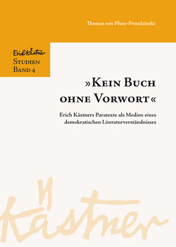 „Kein Buch ohne Vorwort“ von Pluto-Prondzinski,  Thomas