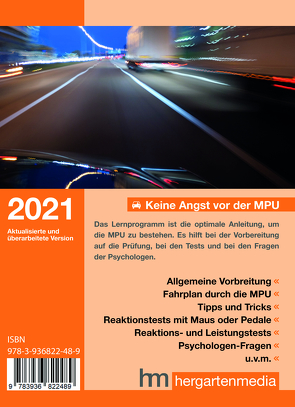 </p><b>Keine Angst vor der MPU 2021<b></p>