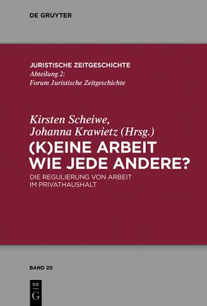 (K)Eine Arbeit wie jede andere? von Krawietz,  Johanna, Scheiwe,  Kirsten