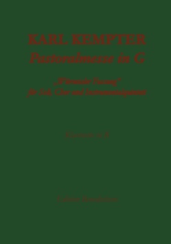 Kempter: Pastoralmesse in G. Klarinette von Kempter,  Karl