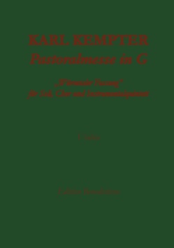 Kempter: Pastoralmesse in G. Violine von Kempter,  Karl