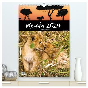 Kenia – Terminplaner (hochwertiger Premium Wandkalender 2024 DIN A2 hoch), Kunstdruck in Hochglanz von Bieg,  Sabine