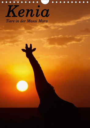 Kenia, Tiere in der Masai Mara (Wandkalender 2020 DIN A4 hoch) von Schmäing,  Werner