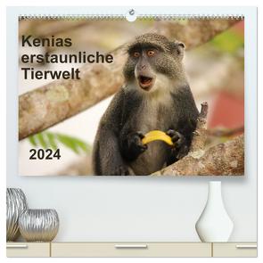 Kenias erstaunliche Tierwelt (hochwertiger Premium Wandkalender 2024 DIN A2 quer), Kunstdruck in Hochglanz von Demel,  Andreas