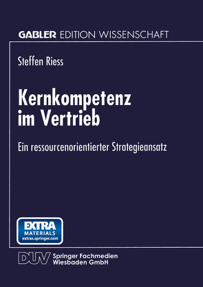 Kernkompetenz im Vertrieb von Riess,  Steffen