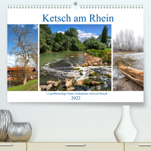 Ketsch am Rhein (Premium, hochwertiger DIN A2 Wandkalender 2022, Kunstdruck in Hochglanz) von Assfalg,  Thorsten