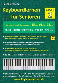 Keyboardlernen für Senioren (Stufe 2) von Grosche,  Peter