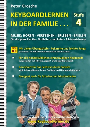 Keyboardlernen in der Familie (Stufe 4) von Grosche,  Peter