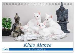 Khao Manee – Die Katze der Könige (Tischkalender 2024 DIN A5 quer), CALVENDO Monatskalender von Verena Scholze,  Fotodesign