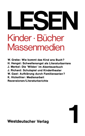 Kinder — Bücher — Massenmedien von Bauer,  Karl W., Vogt,  Jochen