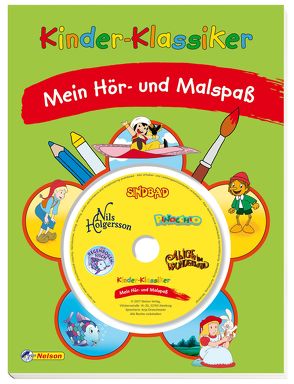 Kinder-Klassiker Malbuch mit CD