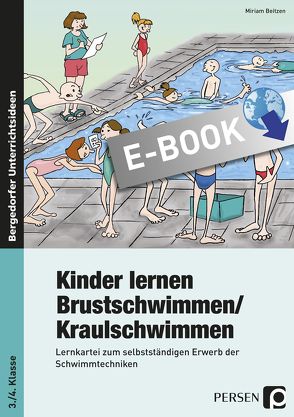 Kinder lernen Brustschwimmen von Beitzen,  Miriam