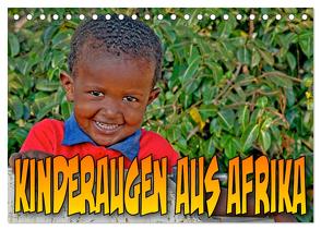 Kinderaugen aus Afrika (Tischkalender 2024 DIN A5 quer), CALVENDO Monatskalender von stegen,  joern