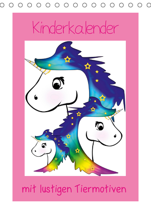 Kinderbilder mit lustigen Tiermotiven (Tischkalender 2021 DIN A5 hoch) von Digital-Art