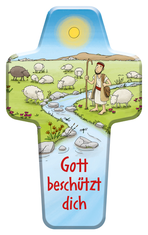 Kinderkreuz „Gott beschützt dich“ von Apel,  Guido