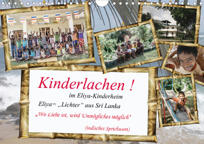 Kinderlachen! im Eliya-Kinderheim (Wandkalender 2021 DIN A4 quer) von Stein,  Gaby