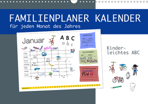 Kinderleichtes ABC – Familienplaner Kalender (Wandkalender 2020 DIN A3 quer) von DMR/steckandose.com