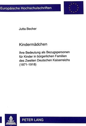 Kindermädchen von Becher,  Jutta