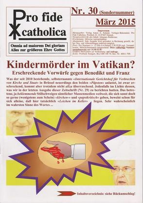 Kindermörder im Vatikan? von Rothkranz,  Johannes