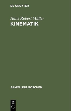 Kinematik von Müller,  Hans Robert