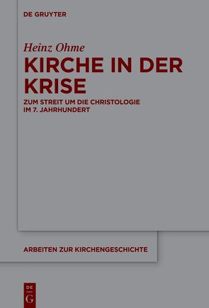 Kirche in der Krise von Ohme,  Heinz