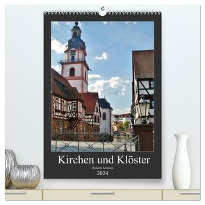 Kirchen und Klöster deutsche Kleinode (hochwertiger Premium Wandkalender 2024 DIN A2 hoch), Kunstdruck in Hochglanz von Janke,  Andrea