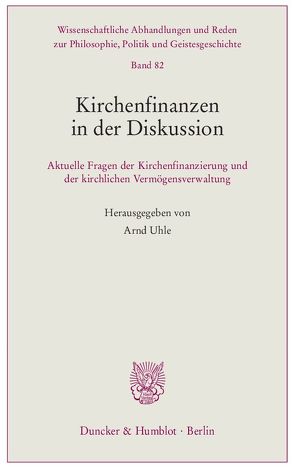 Kirchenfinanzen in der Diskussion. von Uhle,  Arnd