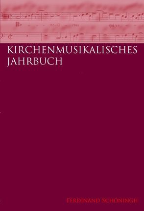 Kirchenmusikalisches Jahrbuch. Herausgegeben im Auftrag der Görres-Gesellschaft und in Verbindung mit dem Allgemeinen Cäcilien-Verband für Deutschland von Massenkeil,  Günther