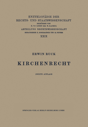 Kirchenrecht von Ruck,  Erwin