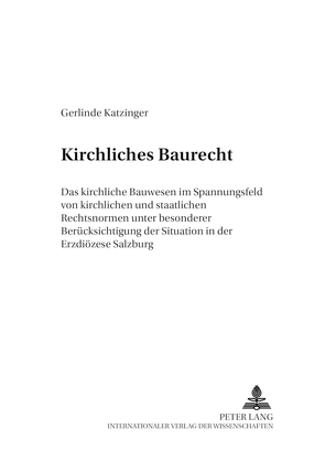 Kirchliches Baurecht von Katzinger,  Gerlinde